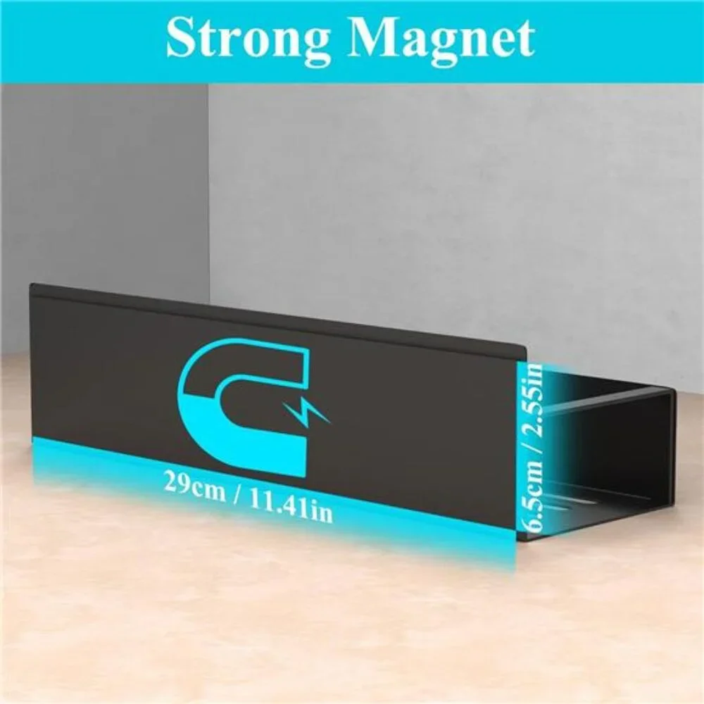 Metal Magnetic Spice Storage Rack Organizer for Refrigerator and Oven 4 Pack